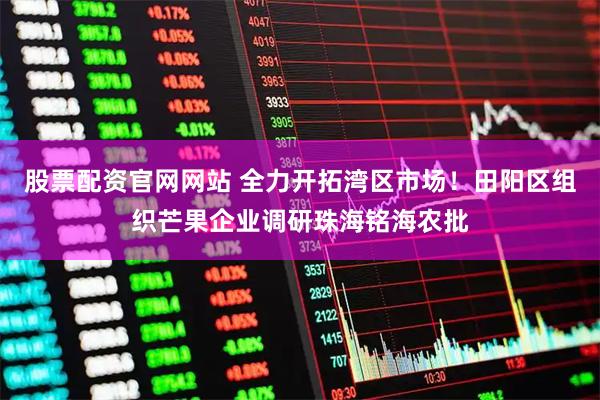 股票配资官网网站 全力开拓湾区市场！田阳区组织芒果企业调研珠海铭海农批